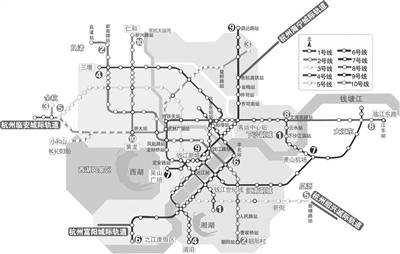 杭州地铁最新规划曝光 12条地铁连成网