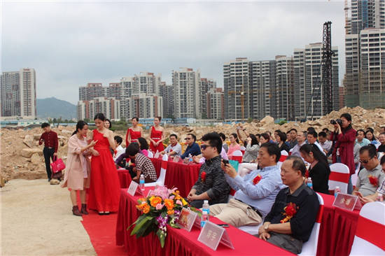 斗门第二实验小学奠基仪式圆满结束