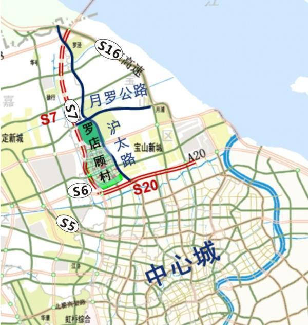 s7公路:经过宝山嘉定,可与崇明越江西线连接