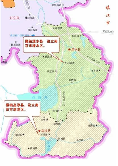 南京新闻 正文  2013年2月20日,南京市公布了新的区划调整方案,溧水县